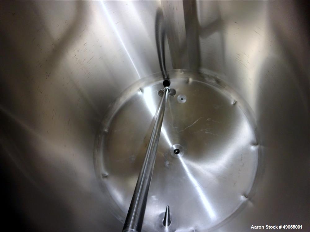 Used Cherry Burrell 700 Liter / 184 gallon Reactor, Stainless Steel.