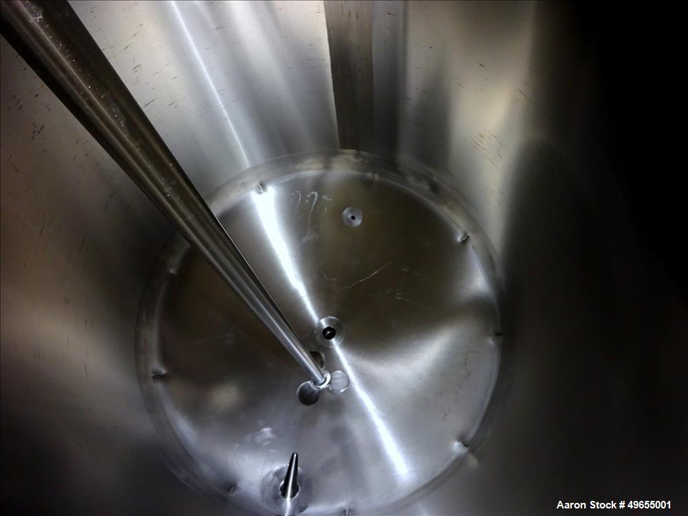 Used Cherry Burrell 700 Liter / 184 gallon Reactor, Stainless Steel.