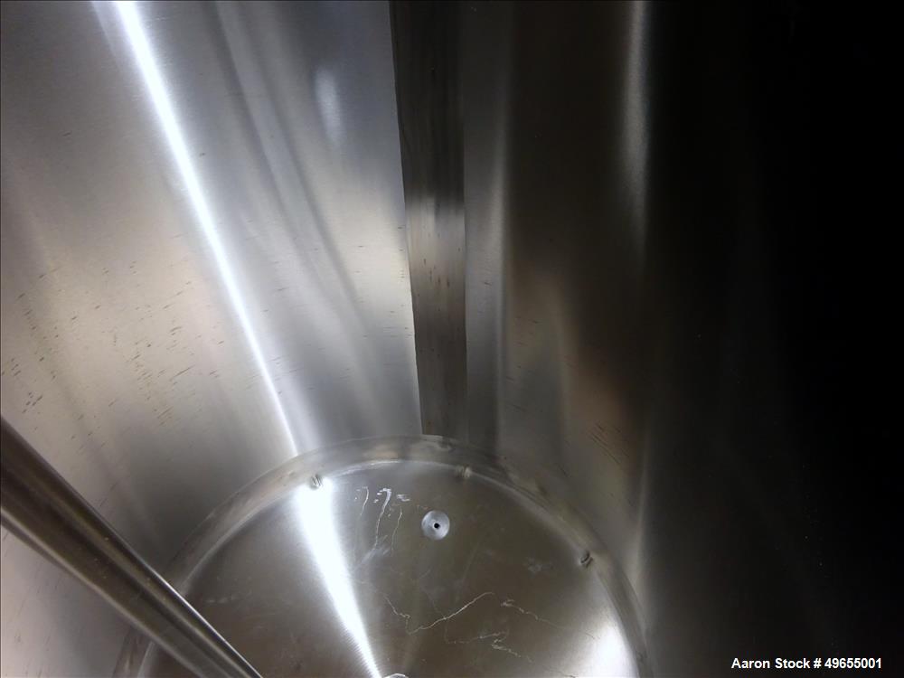 Used Cherry Burrell 700 Liter / 184 gallon Reactor, Stainless Steel.