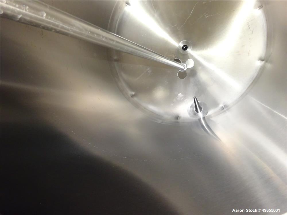 Used Cherry Burrell 700 Liter / 184 gallon Reactor, Stainless Steel.