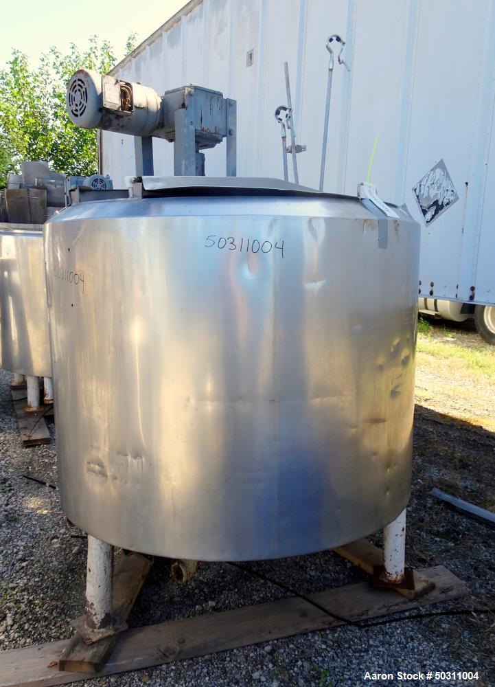 Used- The Creamery Package Pasteurizer Tank, Approximately 300 Gallon,