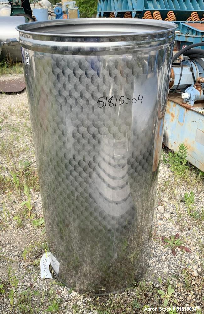 Used Stainless Steel Storage Tank - 600L Criveller, 28.5” Dia, 54” Height