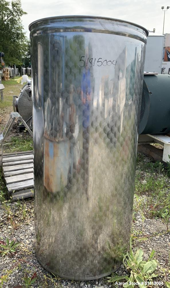 Used Stainless Steel Storage Tank - 600L Criveller, 28.5” Dia, 54” Height