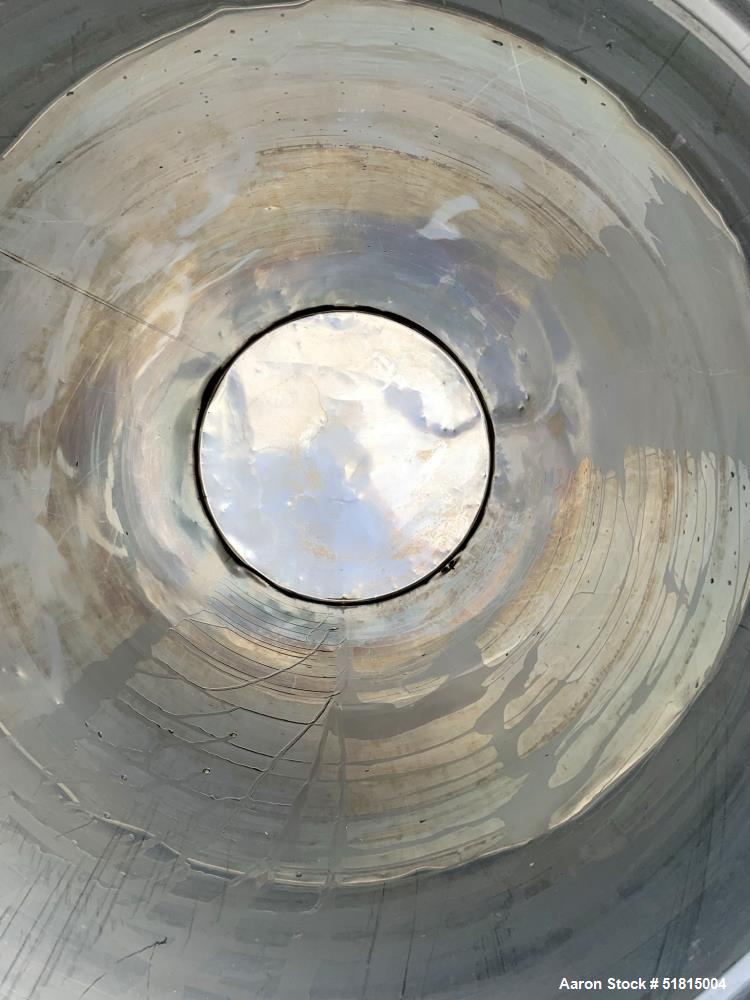 Used Stainless Steel Storage Tank - 600L Criveller, 28.5” Dia, 54” Height