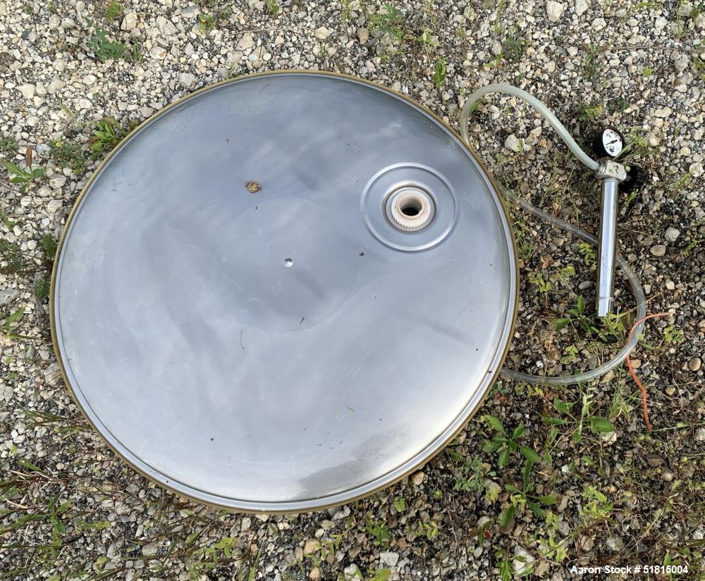 Used Stainless Steel Storage Tank - 600L Criveller, 28.5” Dia, 54” Height