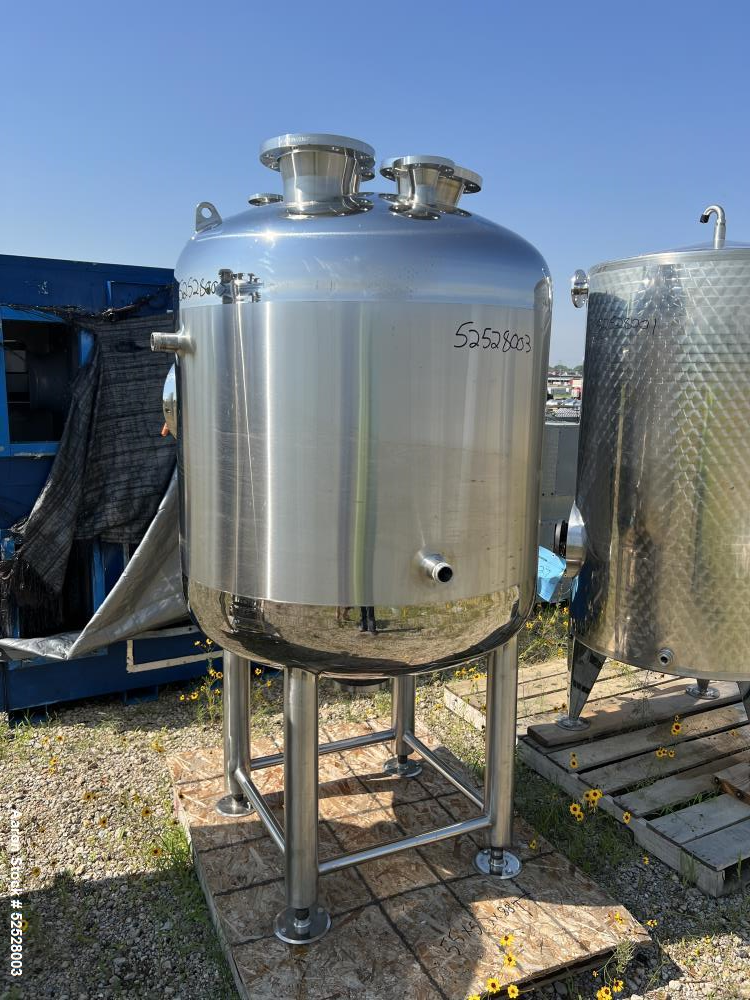 Unused- Criveller Company Jacketed Tank, Model 7.5BBL, Approximate 150 Gallons (567 Liter), 304 Stainless Steel, Vertical. A...