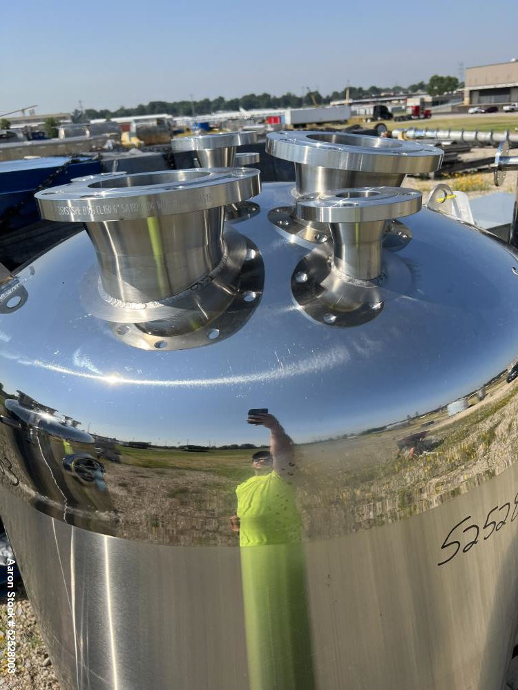 Unused- Criveller Company Jacketed Tank, Model 7.5BBL, Approximate 150 Gallons (567 Liter), 304 Stainless Steel, Vertical. A...