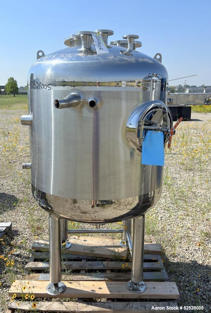 Unused- Criveller Company Jacketed Tank, Model 7.5BBL, Approximate 150 Gallons (567 Liter), 304 Stainless Steel, Vertical. A...