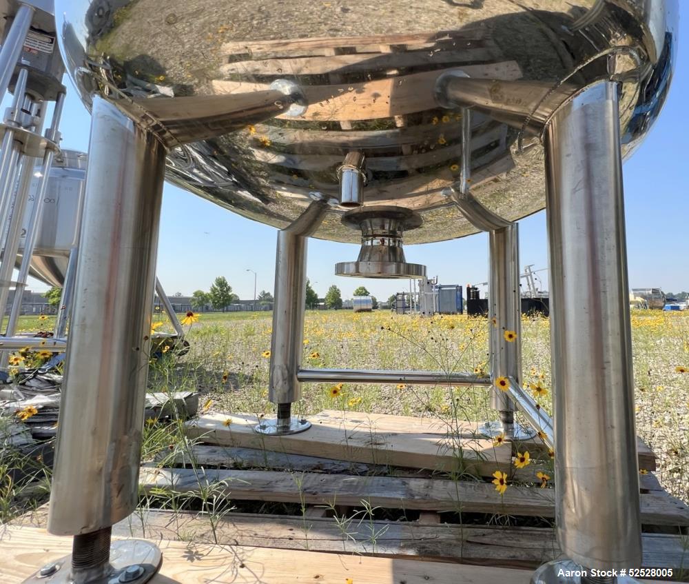 Unused- Criveller Company Jacketed Tank, Model 7.5BBL, Approximate 150 Gallons (567 Liter), 304 Stainless Steel, Vertical. A...