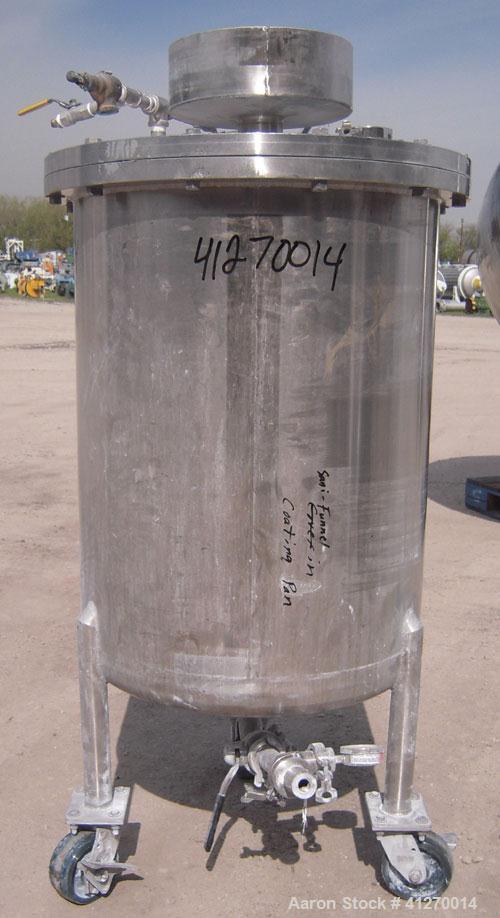 Used 50 Gallon Stainless Steel Custom Fabricators Pressure Tank