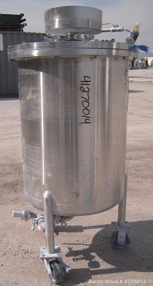 Used 50 Gallon Stainless Steel Custom Fabricators Pressure Tank