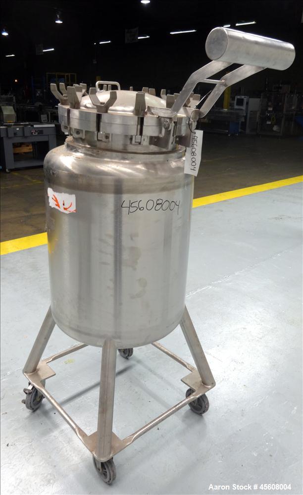 Used DCI Reactor, 50 Gallon, 316 Stainless Steel, Vertical.