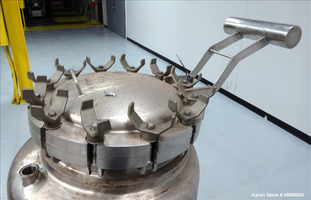 Used DCI Reactor, 50 Gallon, 316 Stainless Steel, Vertical.