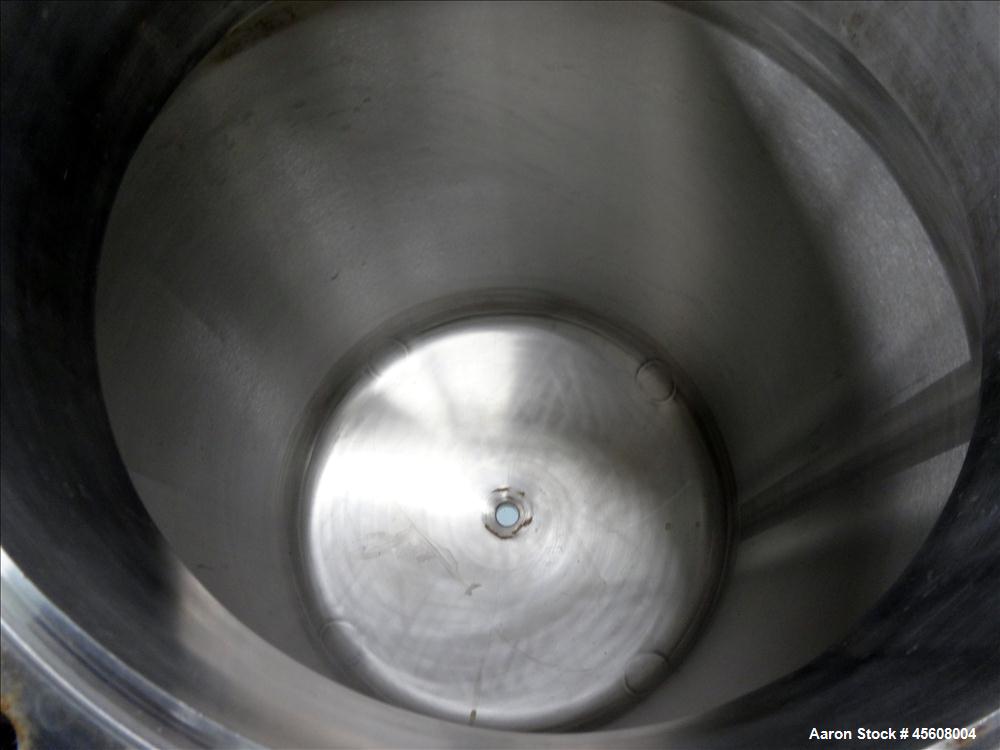 Used DCI Reactor, 50 Gallon, 316 Stainless Steel, Vertical.