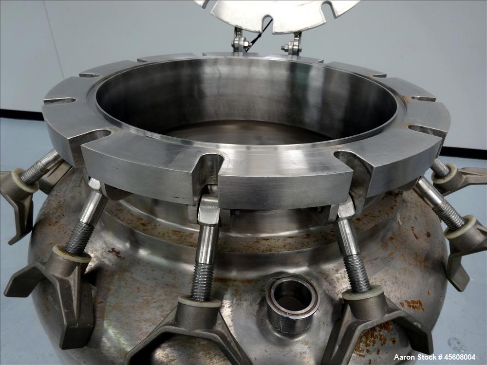 Used DCI Reactor, 50 Gallon, 316 Stainless Steel, Vertical.