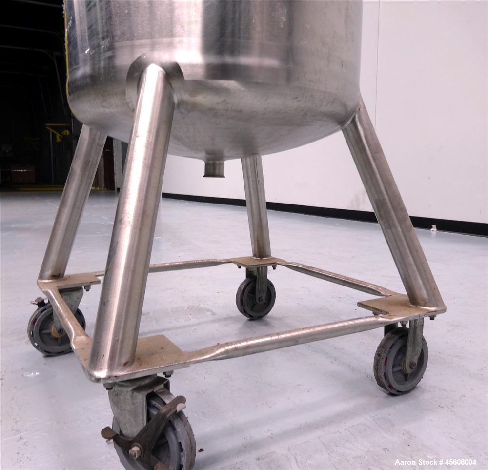 Used- DCI Reactor, 50 Gallon, 316 Stainless Steel, Vertical.