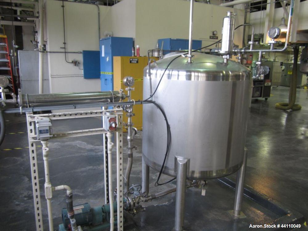 Used DCI tank, 225 gallon s/s atmospheric