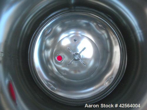Used DCI WFI Storage Pressure Tank, 200 Gallon, 316L Stainless Steel, Vertical. 35-3/4’’ Diameter x 42" straight side, dished top and bottom. 240/EP Finished internal rated 45/-15 psi at –20 to 300 d...