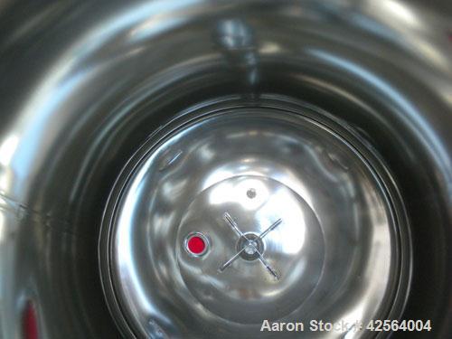 Used DCI WFI Storage Pressure Tank, 200 Gallon, 316L Stainless Steel, Vertical. 35-3/4’’ Diameter x 42" straight side, dished top and bottom. 240/EP Finished internal rated 45/-15 psi at –20 to 300 d...