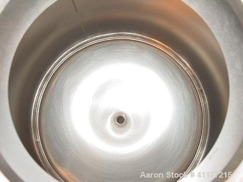 Used DCI Pressure Tank, 300 Liter (79 Gallon), 316L stainless steel, vertical. 29-3/4" diameter x 24" straight side, dished top and bottom. 240 grit with electro-polished internal rated 30 psi at 300...
