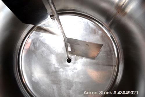 Used DCI Pressure Tank, 211.34 Gallon, 316 Stainless Steel, Vertical. 43-1/4’’ Diameter x 37’’ straight side, dished top and bottom. Internal rated 50 psi at 300 degrees F. Openings: top 16’’ manway ...