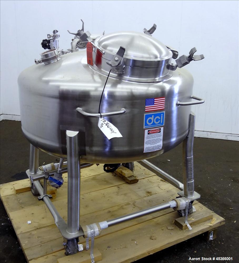 Used- 400 Liter Stainless Steel DCI Pressure Tank,