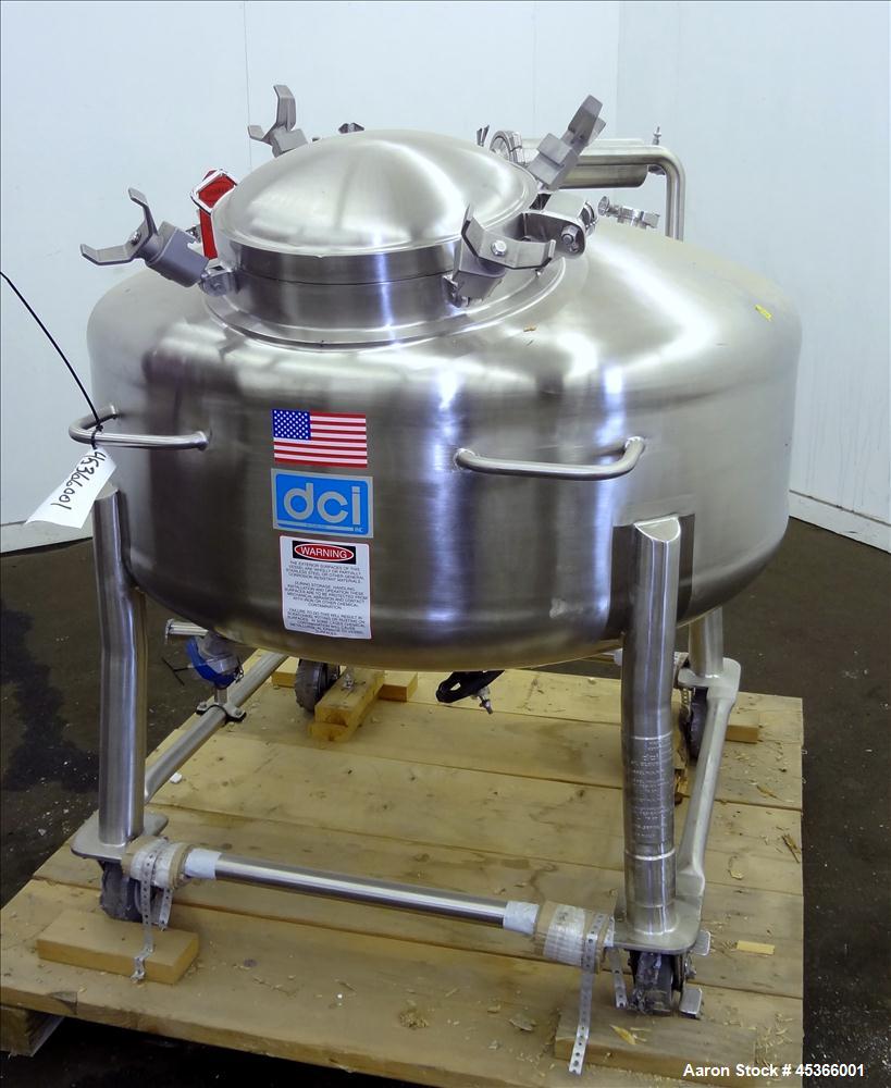 Used- 400 Liter Stainless Steel DCI Pressure Tank,