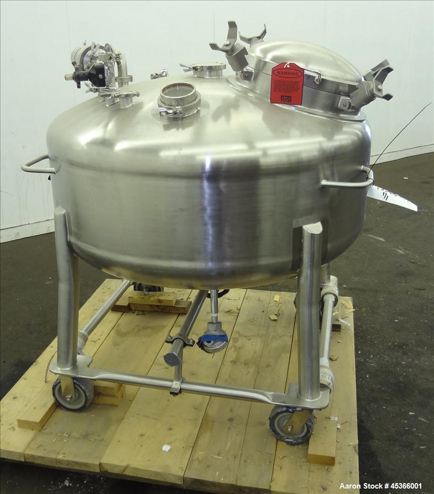 Used- 400 Liter Stainless Steel DCI Pressure Tank,