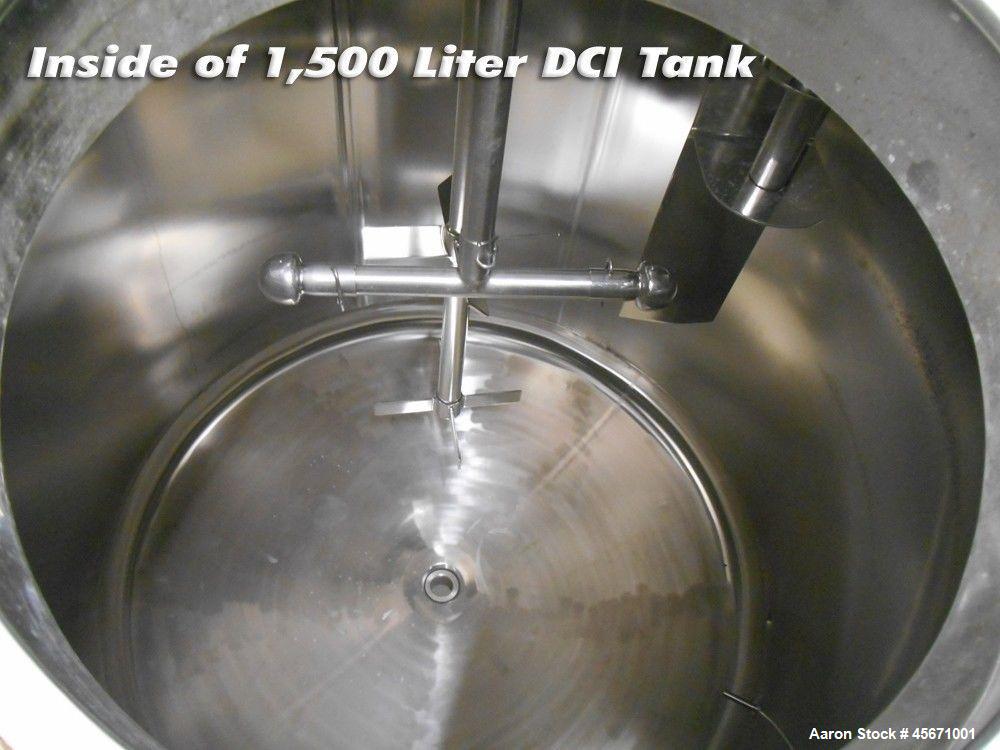 Used DCI Pressure Tank, 1500 Liters(400 gallon)