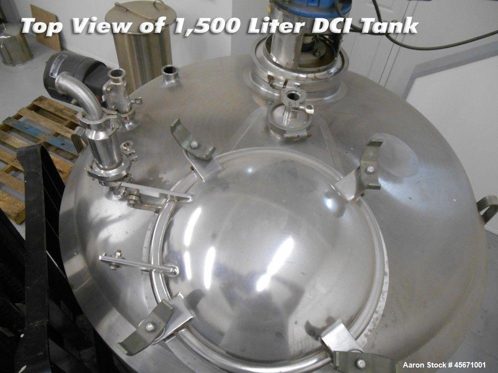 Used DCI Pressure Tank, 1500 Liters(400 gallon)
