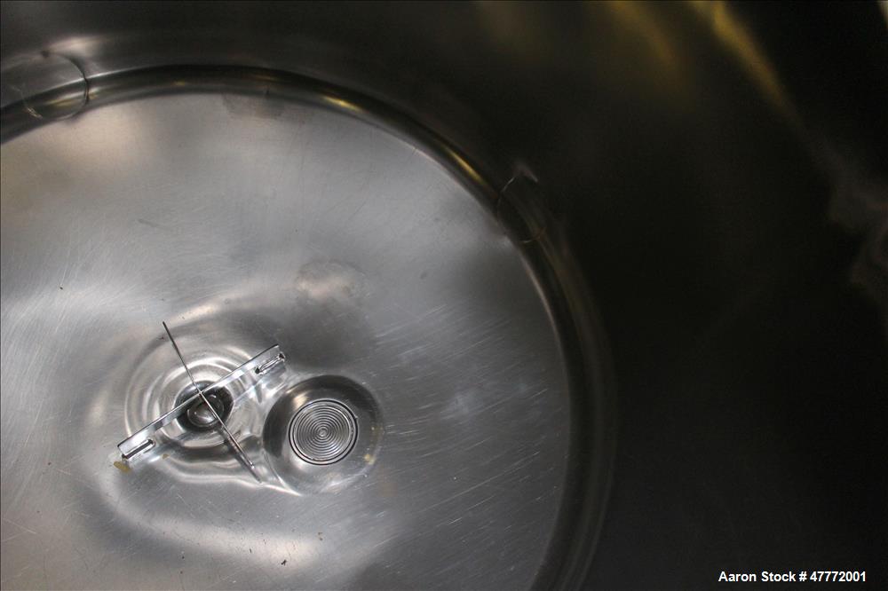 Used DCI Pressure Tank, 600 Liter (158.5 Gallon), 316L Stainless Steel, Vertica