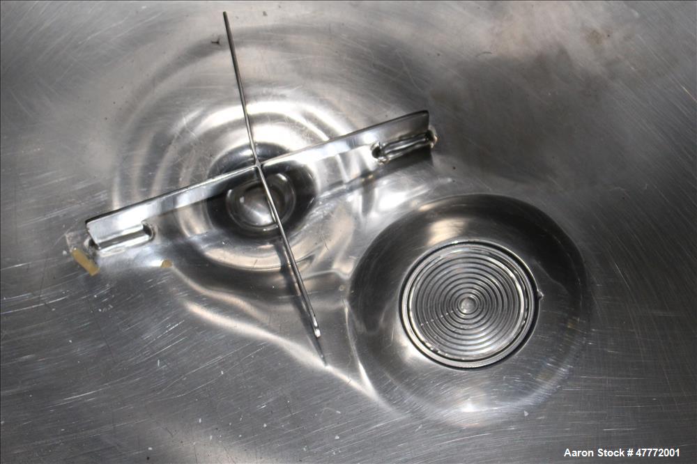 Used DCI Pressure Tank, 600 Liter (158.5 Gallon), 316L Stainless Steel, Vertica