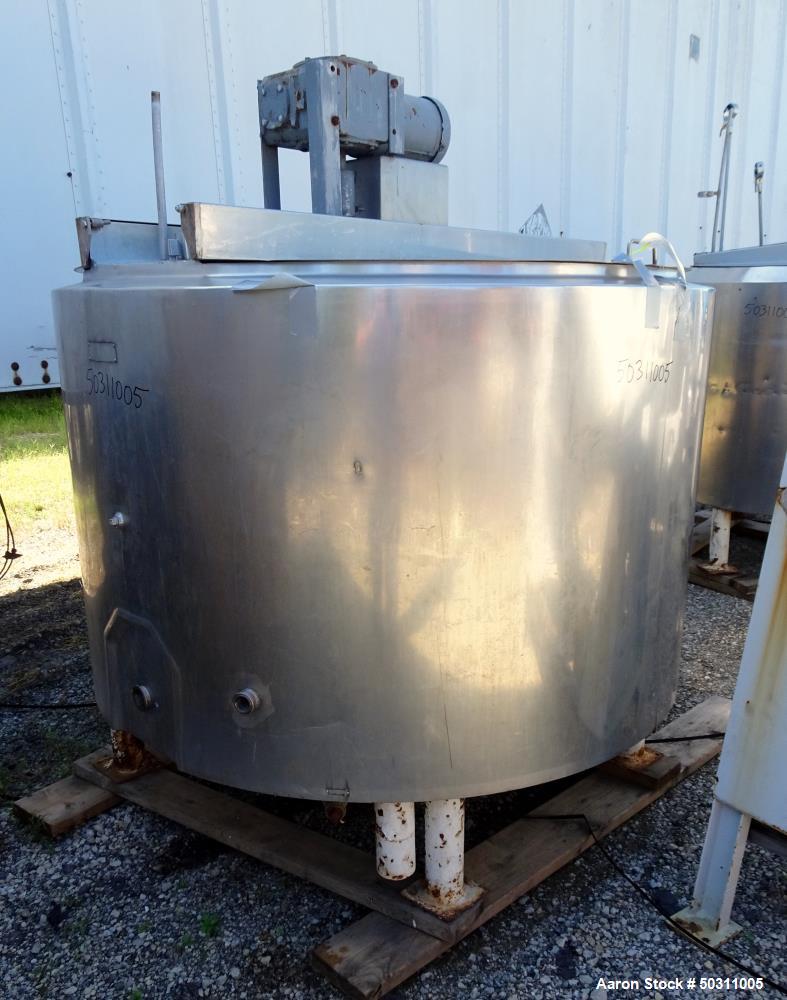 Used- Damrow Brothers Pasteurizer Tank, Model 400-GA, Approximately 400 Gallon.