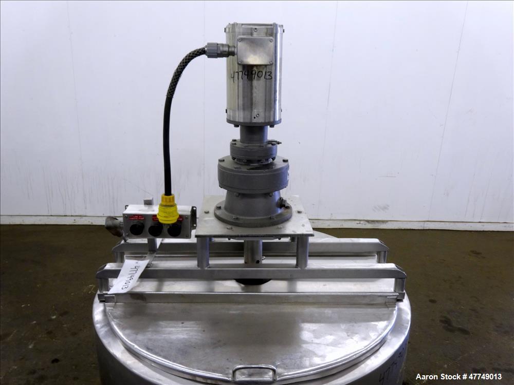Used Damrow Surge Tank, Approximate 80 Gallon, 316 Stainless Steel, Vertical.
