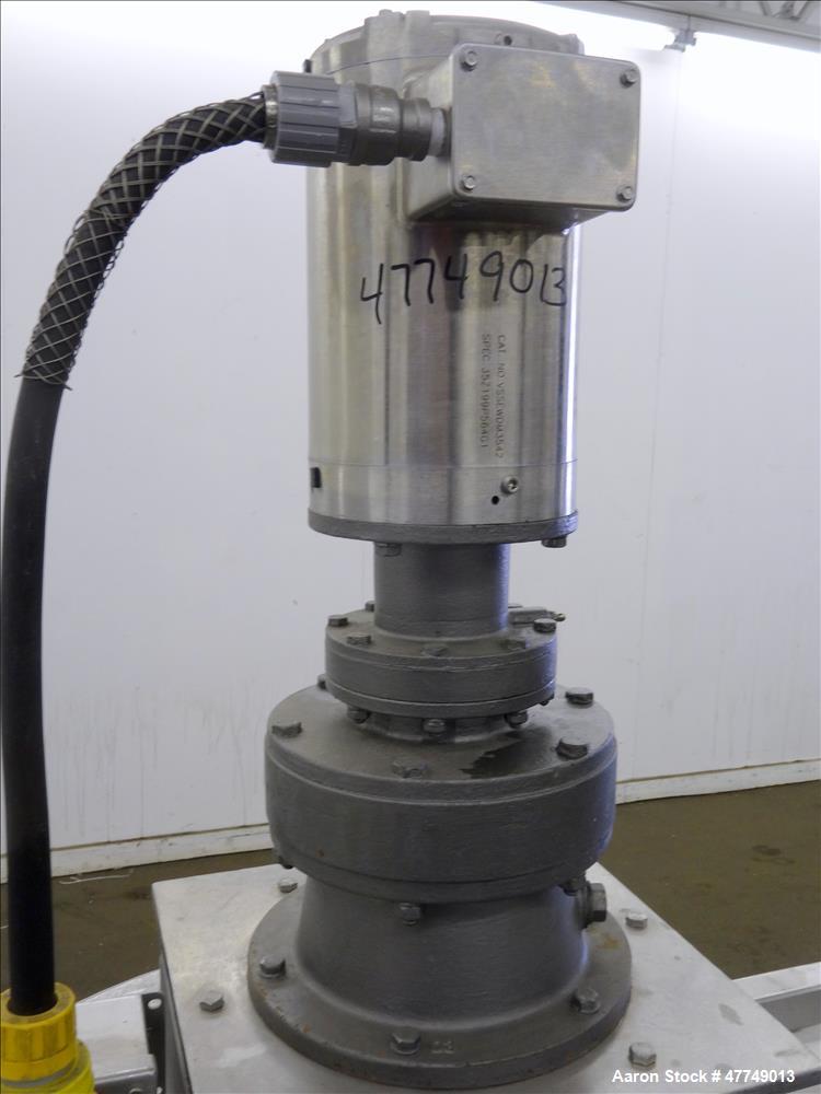 Used Damrow Surge Tank, Approximate 80 Gallon, 316 Stainless Steel, Vertical.