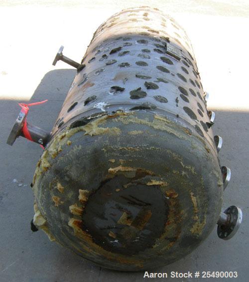 Used Detroit Boiler Company Pressure Tank, 200 gallon, 304L stainless steel, horizontal.30'' diameter x 58'' straight side, 2:1 elliptical heads. Internal rated 150 at 300 deg F and -20 deg F at 150 ...