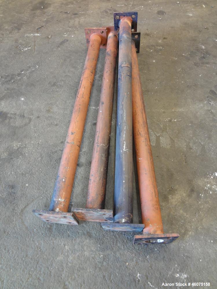 Used Eastern Manufacturing Pressure Tank, 150 Gallon, 316L Stainless Steel, Vertical. Approximate 40" diameter x 24" straight side, dished top & bottom. Internal rated 80 psi/Full Vacuum at -20 to 20...