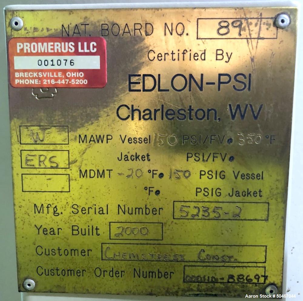 Used- Edlon-PSI 50 Gallon Receiver Tank