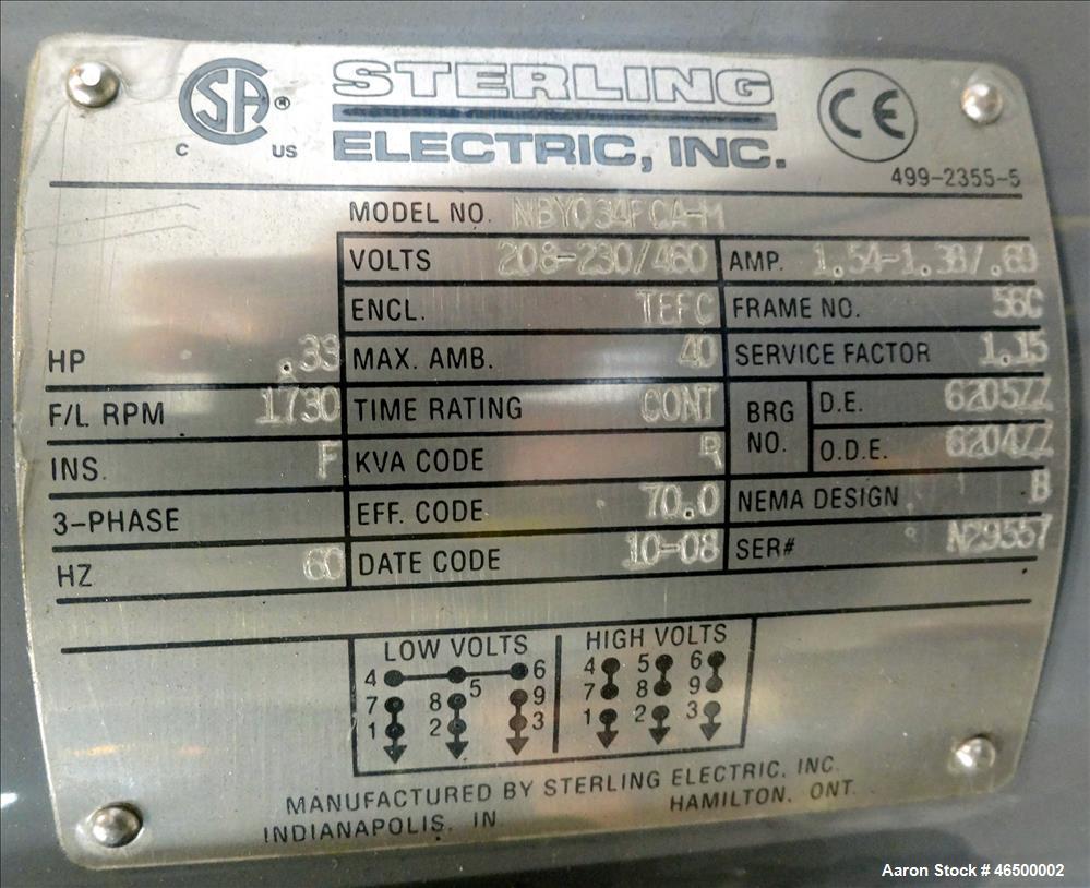 Used Envirosep Mixing/Pumping System, Model 2S-MW-CF1