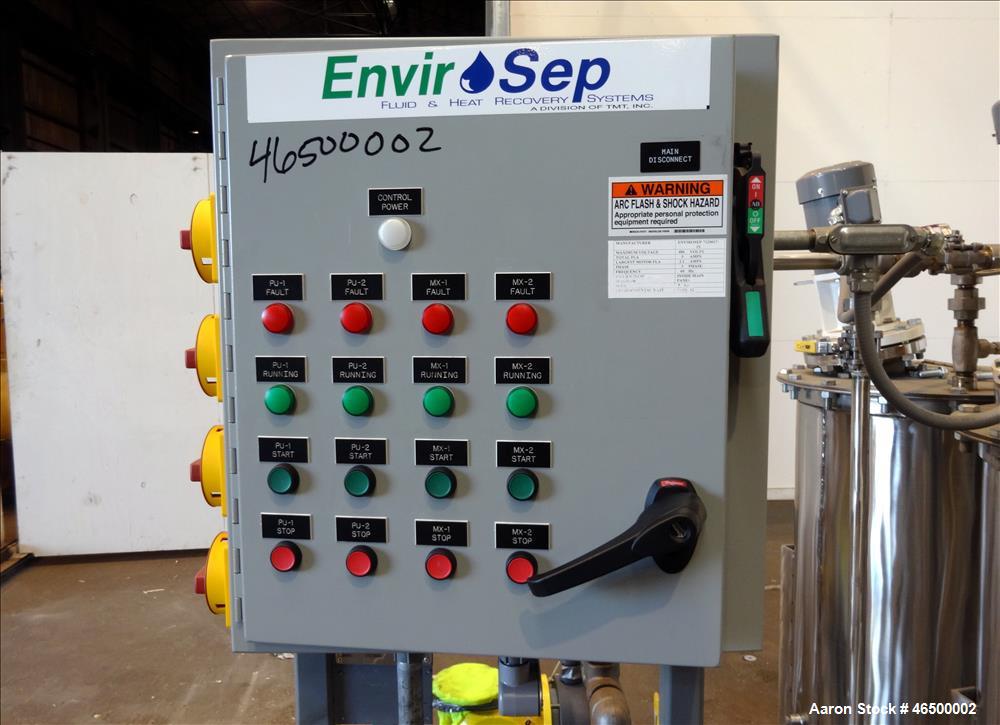 Used Envirosep Mixing/Pumping System, Model 2S-MW-CF1