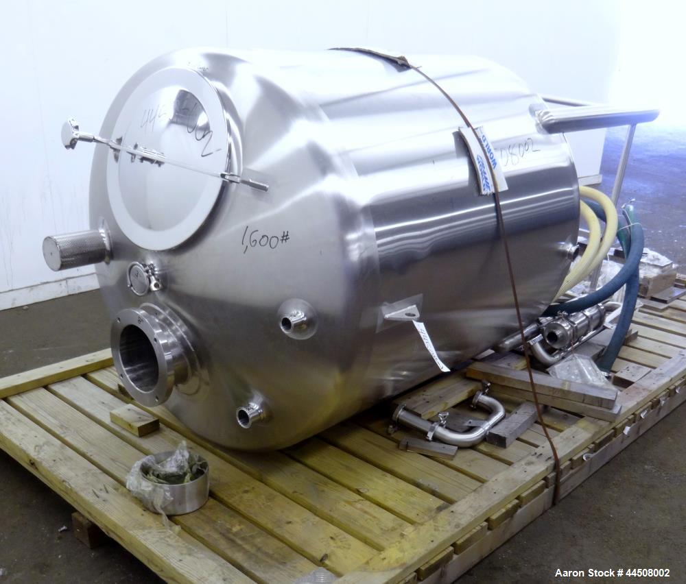 Used 400 Gallon Stainless Steel Feldmeier Tank, Model 132RS133