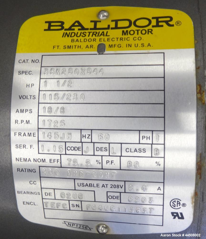 Used 400 Gallon Stainless Steel Feldmeier Tank, Model 132RS133