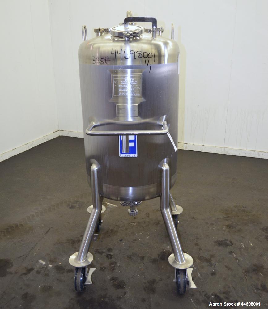 Used 200 Gallon Stainless Steel Feldmeier Pressure Tank