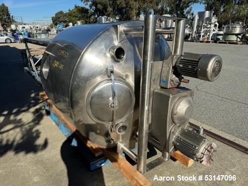 Used 300-Gallon Feldmeier 316L Stainless Steel Vertical EPC Processor Tank