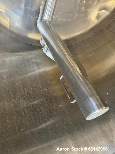 Used 300-Gallon Feldmeier 316L Stainless Steel Vertical EPC Processor Tank