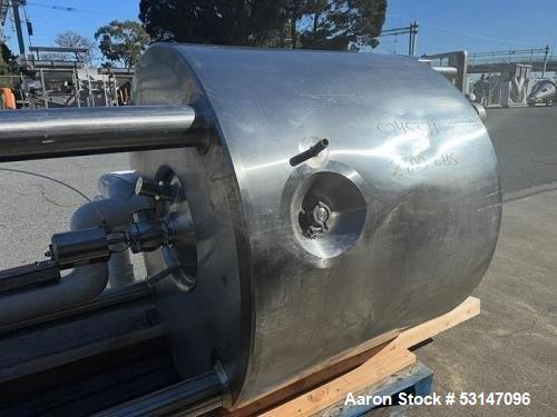 Used 300-Gallon Feldmeier 316L Stainless Steel Vertical EPC Processor Tank