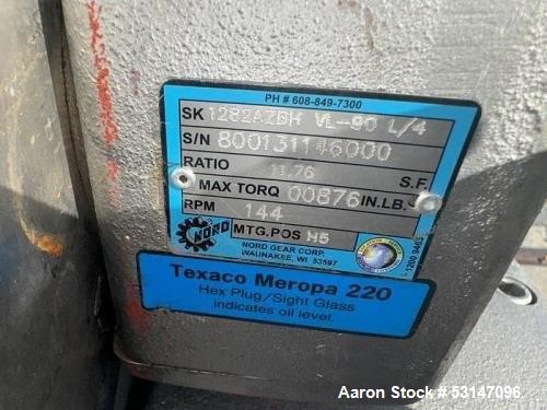 Used 300-Gallon Feldmeier 316L Stainless Steel Vertical EPC Processor Tank