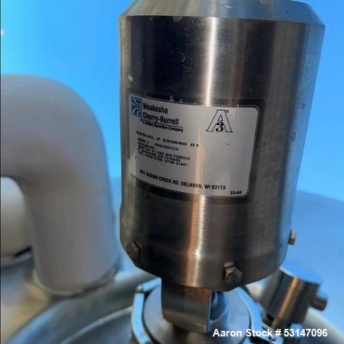 Used 300-Gallon Feldmeier 316L Stainless Steel Vertical EPC Processor Tank