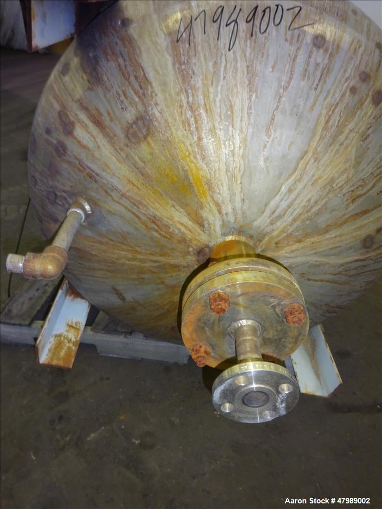 Used Fluor Daniel Pressure Tank, Approximate 125 Gallon, 304L Stainless Steel,