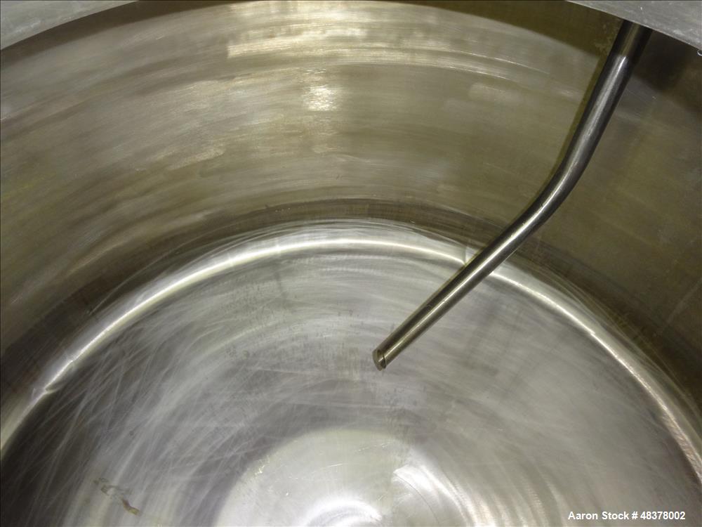 Used Four Corp Pressure Tank, Approximately 80 Gallon, 316L Stainless Steel, Ve